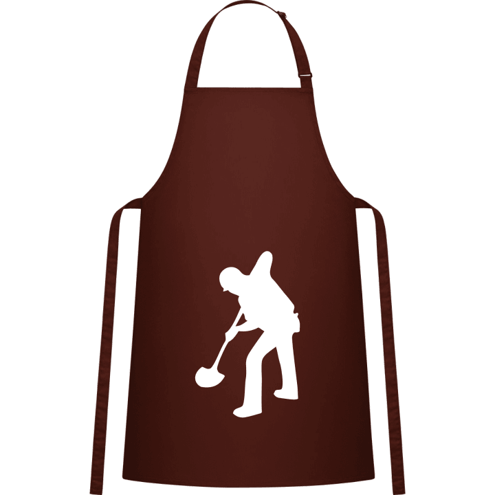 Worker Shoveling Kitchen Apron contain pic