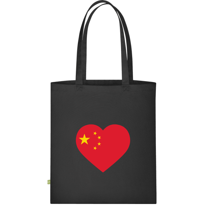 China Heart Flag Stoffen tas contain pic