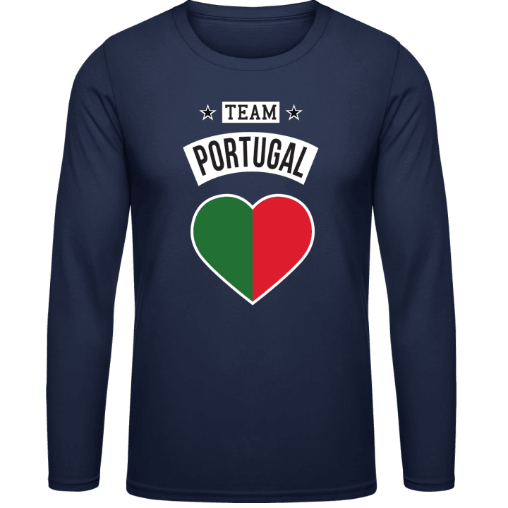 Team Portugal Heart Langarmshirt contain pic