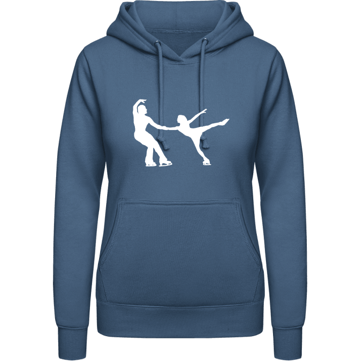 Ice Skating Couple Women Hoodie contain pic