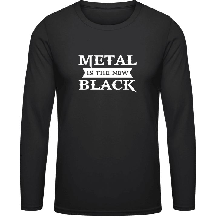 Metal Is The New Black Camicia a maniche lunghe contain pic