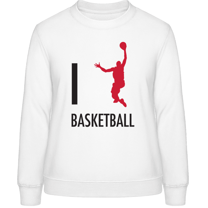 I Love Basketball Vrouwen Sweatshirt 0 image
