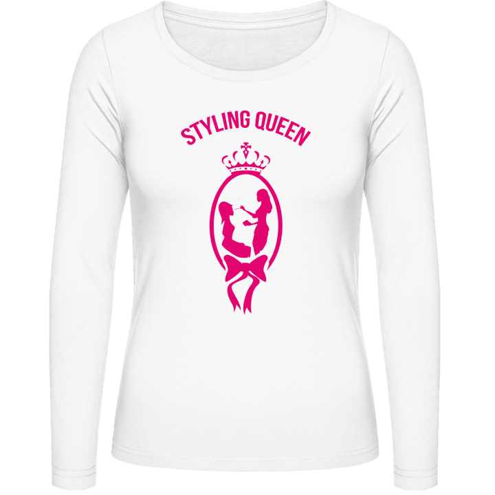 Styling Queen Vrouwen Lange Mouw Shirt contain pic