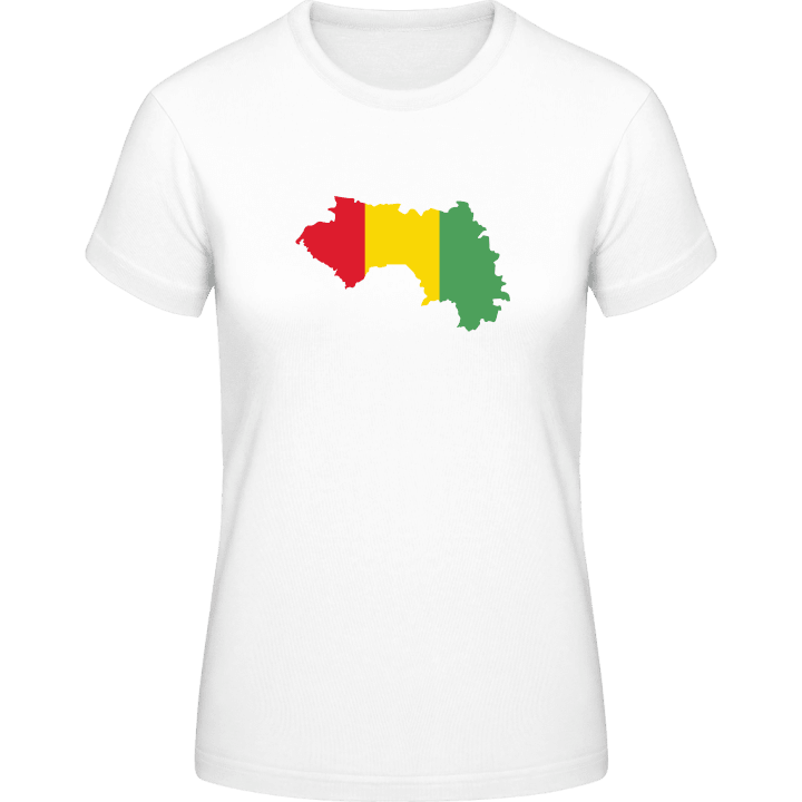 Guinea Map T-skjorte for kvinner contain pic