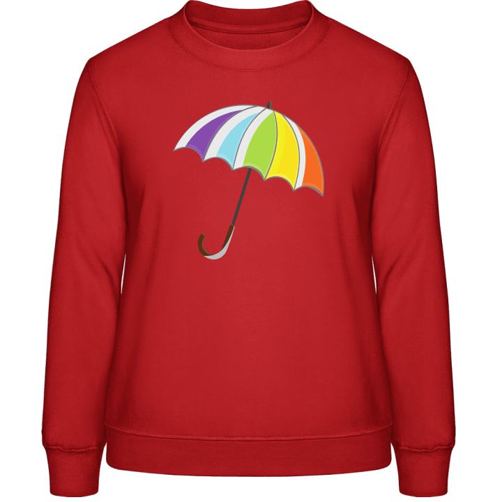 Regenbogen Regenschirm Frauen Sweatshirt 0 image