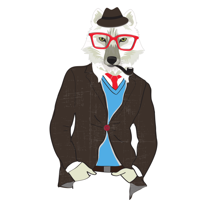 Hipster White Wolf Kokeforkle 0 image