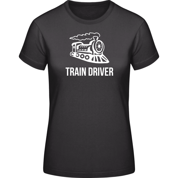 Train Driver Illustration T-shirt för kvinnor contain pic
