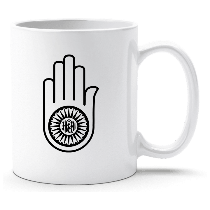 Jainism Hand Cup contain pic
