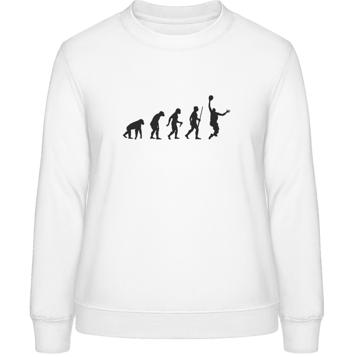 Basketball Evolution Frauen Sweatshirt contain pic