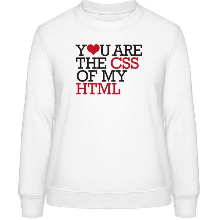 CSS Of My HTML Vrouwen Sweatshirt contain pic