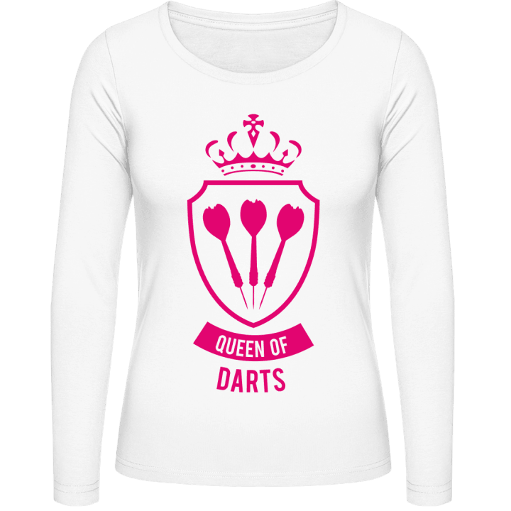 Queen Of Darts Langermet skjorte for kvinner contain pic