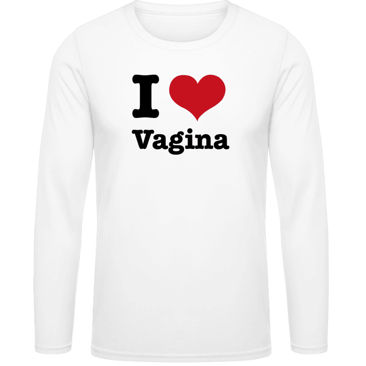 I Love Vagina Langermet skjorte contain pic