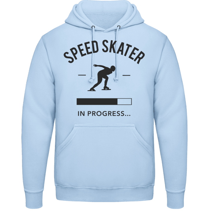 Speed Skater in Progress Felpa con cappuccio contain pic