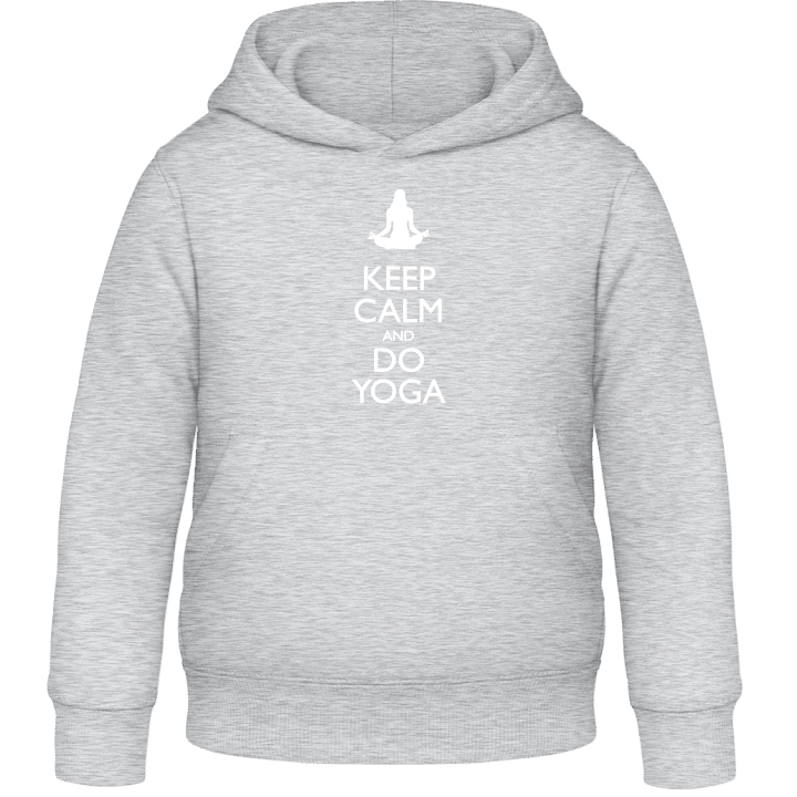 Keep Calm and do Yoga Kinder Kapuzenpulli contain pic