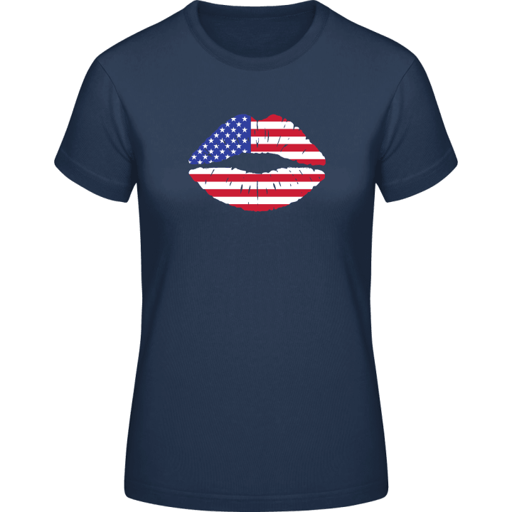 American Kiss Flag Vrouwen T-shirt 0 image