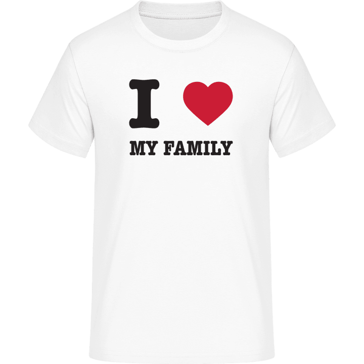 I Love My Family Camiseta 0 image