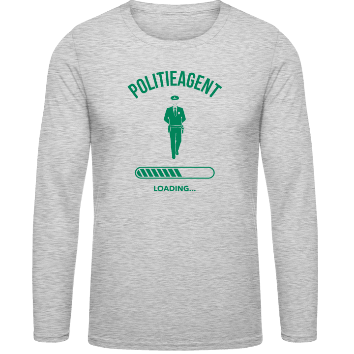 Politieagent Loading Langarmshirt contain pic
