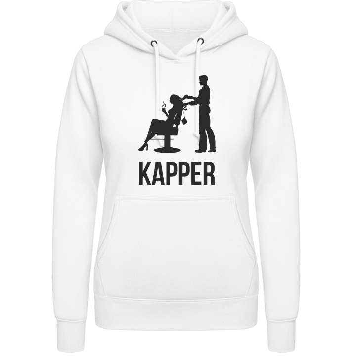 Kapper Logo Frauen Kapuzenpulli contain pic