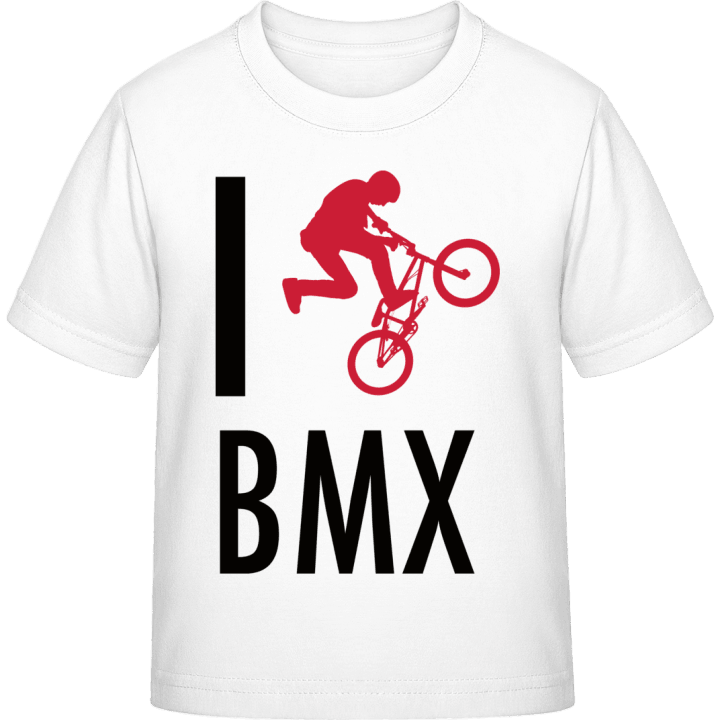 I Love BMX T-skjorte for barn contain pic