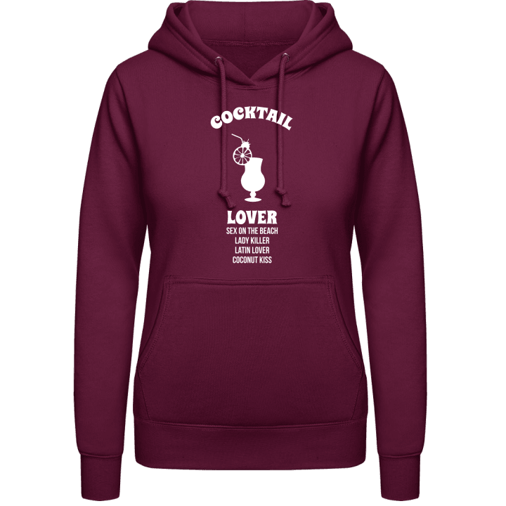 Cocktail Lover Vrouwen Hoodie contain pic