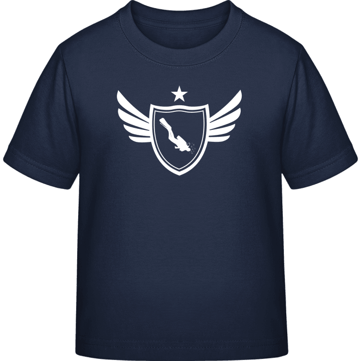 Diver Winged T-shirt för barn contain pic