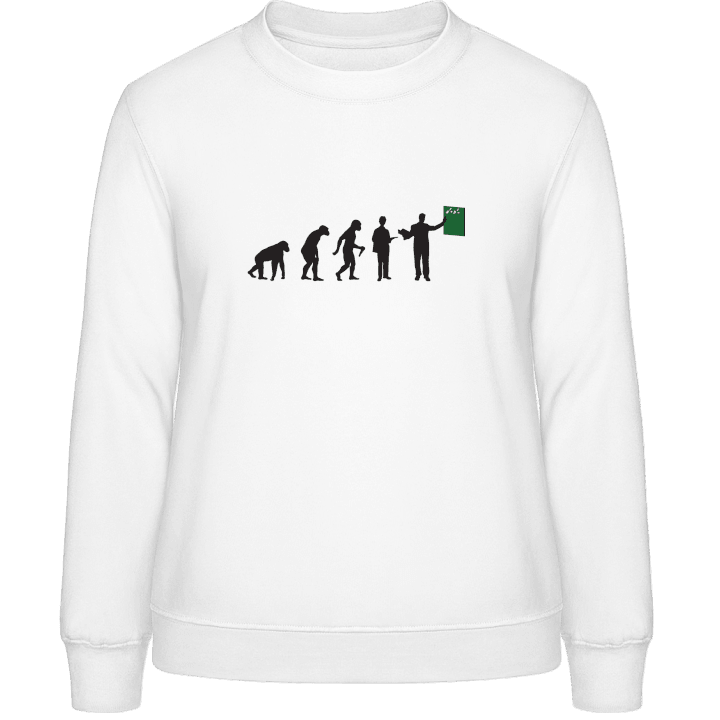 Teacher Evolution Frauen Sweatshirt contain pic