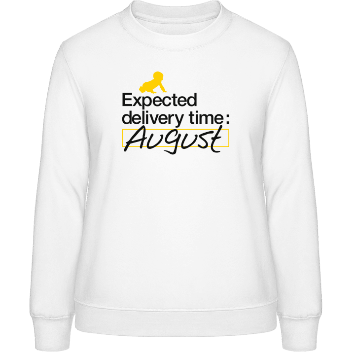 Expected Delivery Time: August Frauen Sweatshirt 0 image