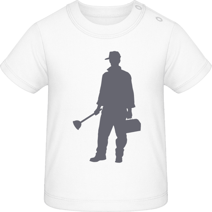 Plumber Silhouette Baby T-Shirt contain pic