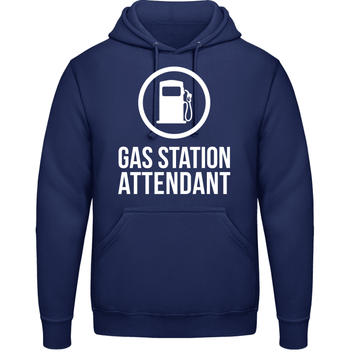 Gas Station Attendant Logo Sweat à capuche contain pic
