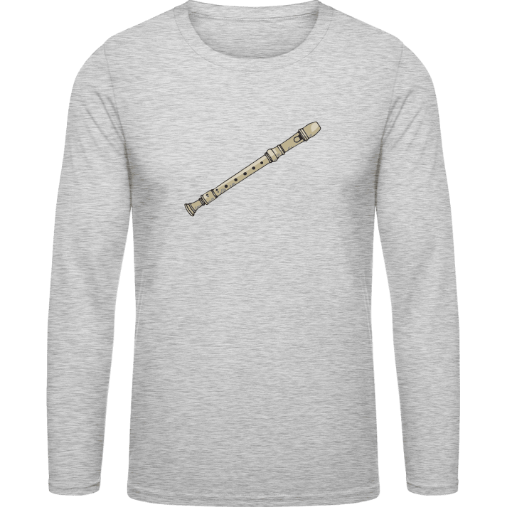 Recorder Illustration Long Sleeve Shirt contain pic