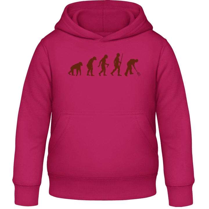 Farmer Evolution with Pitchfork Barn Hoodie contain pic