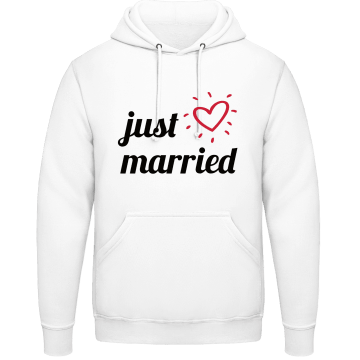 Just Married Heart Hoodie contain pic