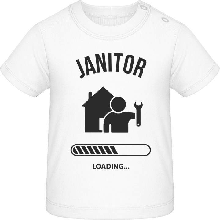 Janitor Loading Camiseta de bebé contain pic