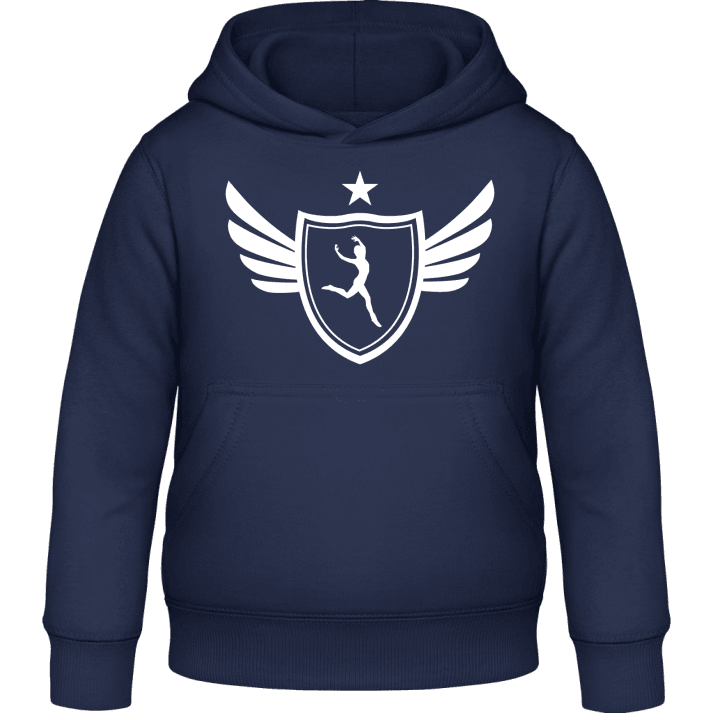 Gymnastics Winged Kids Hoodie contain pic