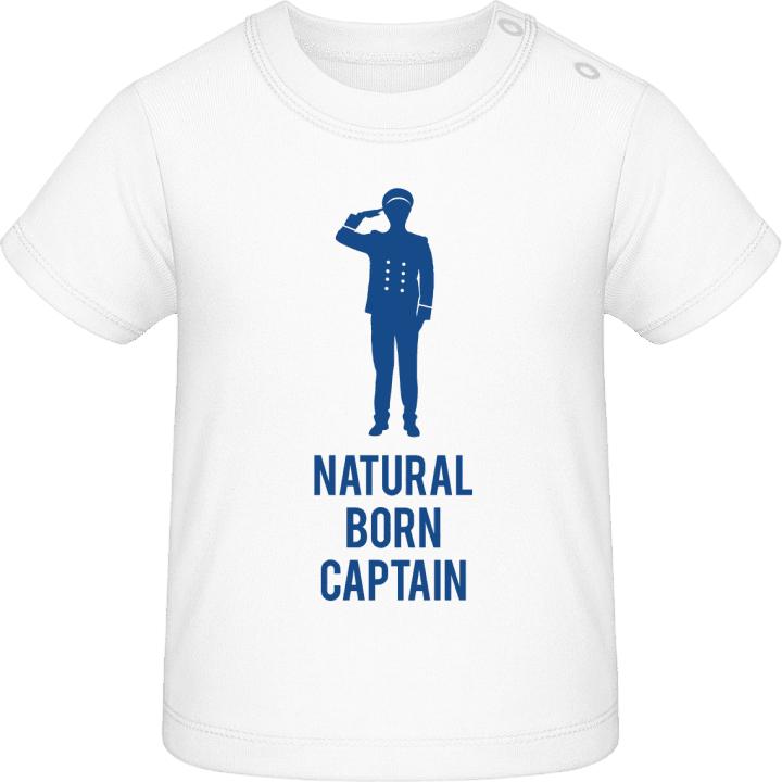 Natural Born Boat Captain T-shirt för bebisar contain pic