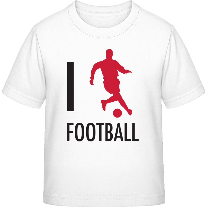 I Heart Football T-skjorte for barn contain pic
