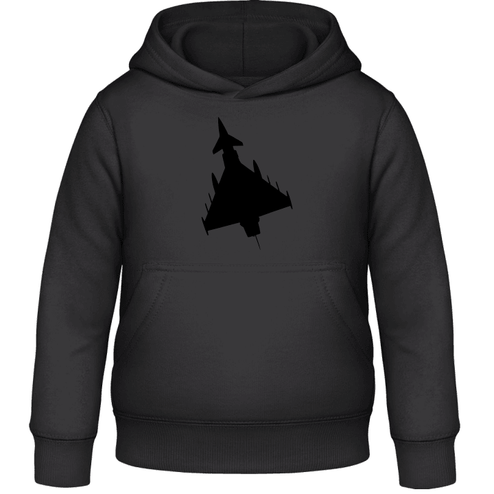 Fighter Jet Silhouette Kids Hoodie contain pic