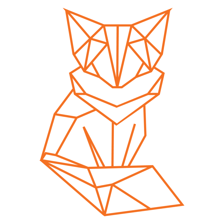 Geometric Fox Sweat à capuche pour femme 0 image