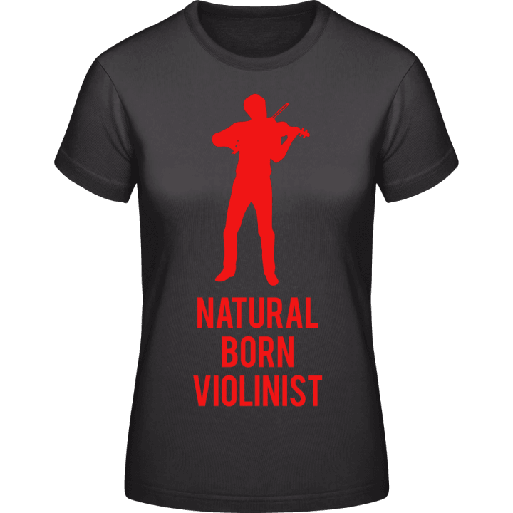 Natural Born Violinist T-shirt för kvinnor contain pic