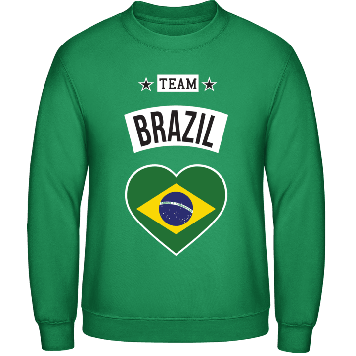 Team Brazil Heart Sweatshirt contain pic