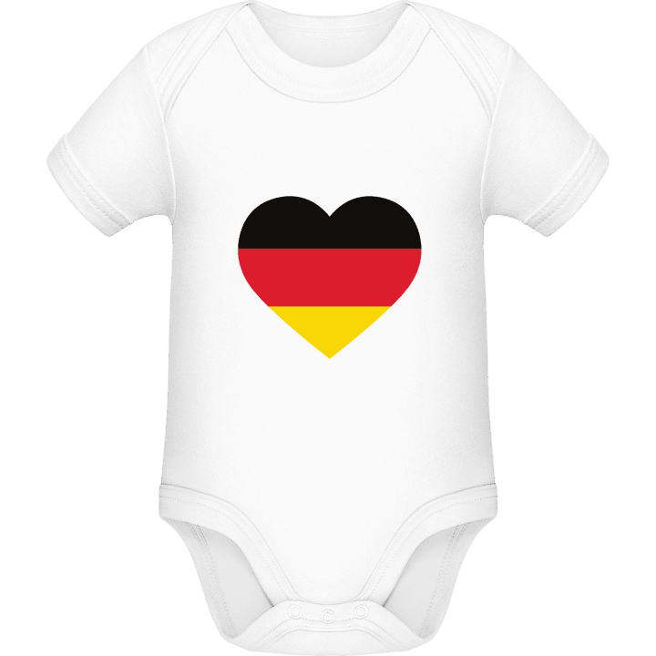 Germany Heart Baby romper kostym contain pic