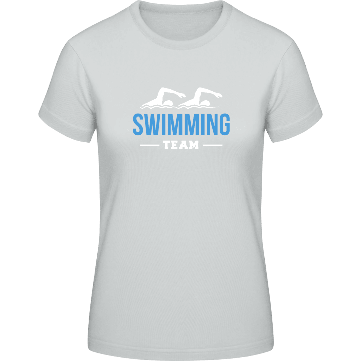 Swimming Team T-shirt för kvinnor contain pic