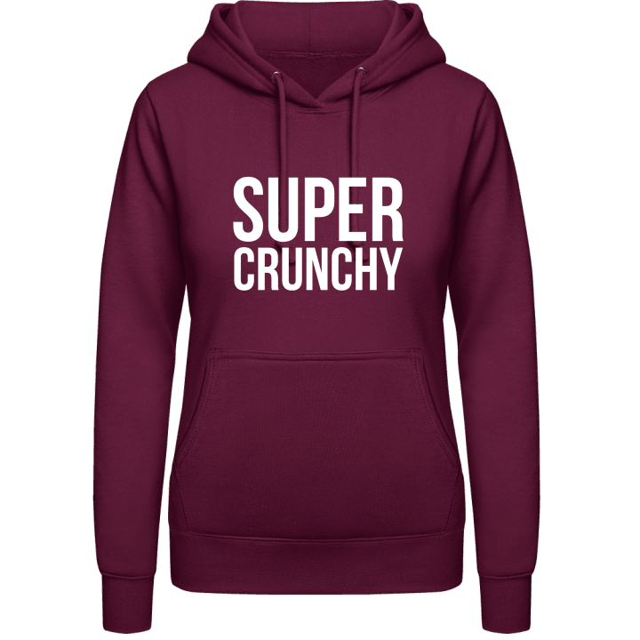 Super Crunchy Sudadera con capucha para mujer contain pic