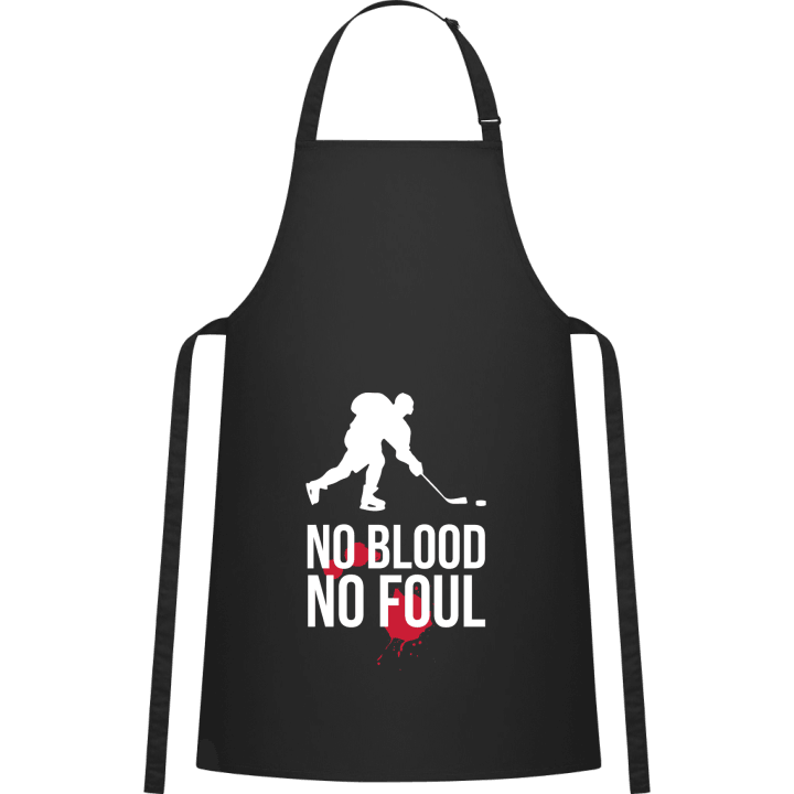 No Blood No Foul Silhouette Förkläde för matlagning contain pic