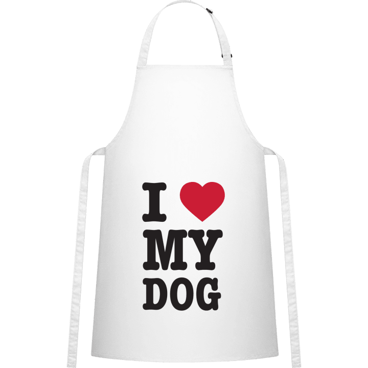 I Love My Dog Kitchen Apron 0 image