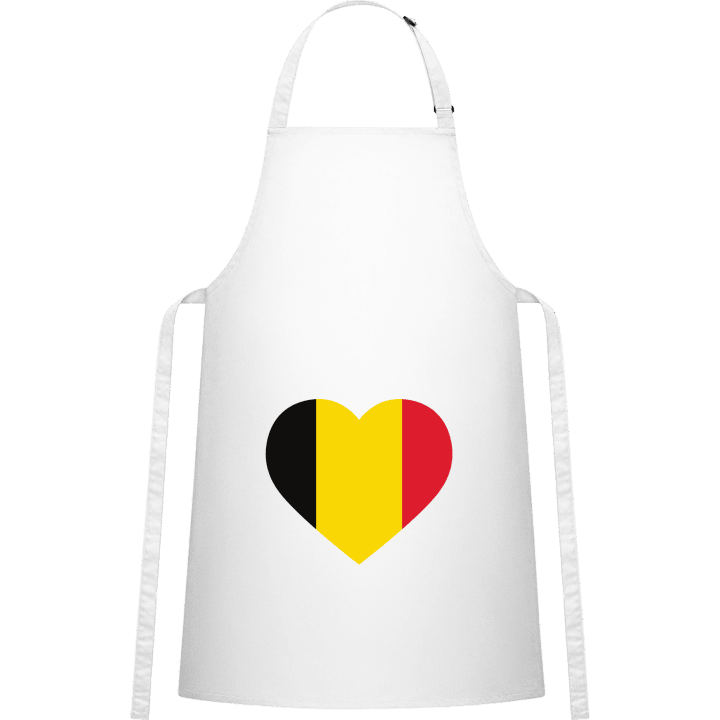 Belgium Heart Delantal de cocina contain pic