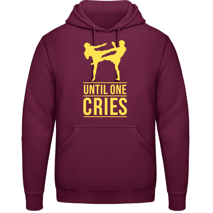 Until One Cries Kickboxing Hoodie contain pic