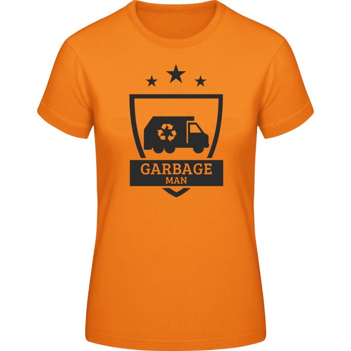 Garbage Man Coat Of Arms T-skjorte for kvinner contain pic