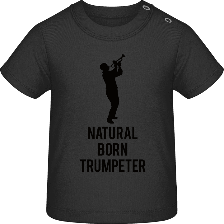 Natural Born Trumpeter T-shirt för bebisar contain pic