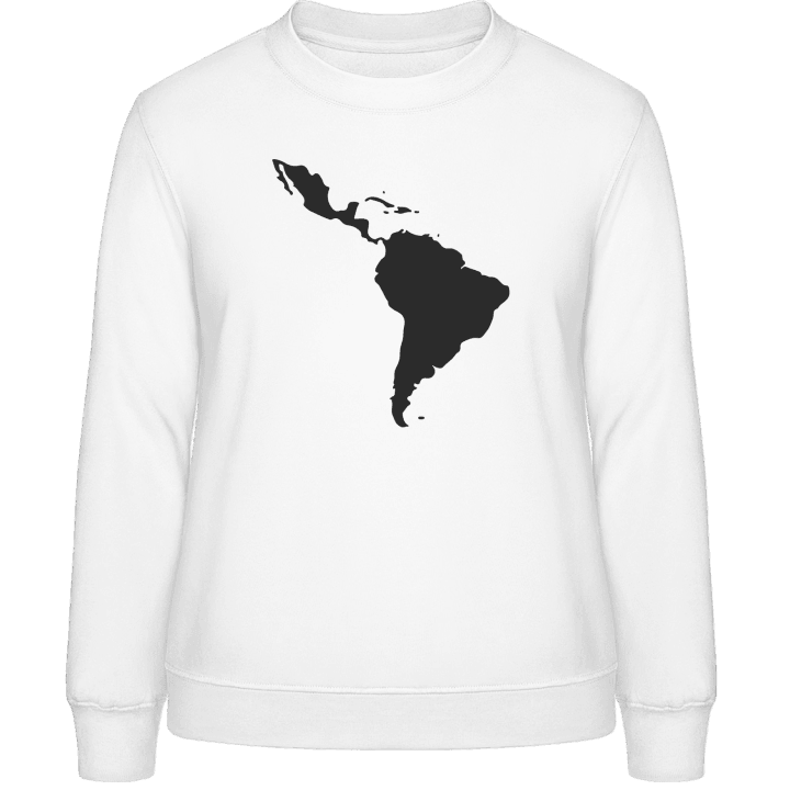 Latin America Map Sweatshirt för kvinnor contain pic